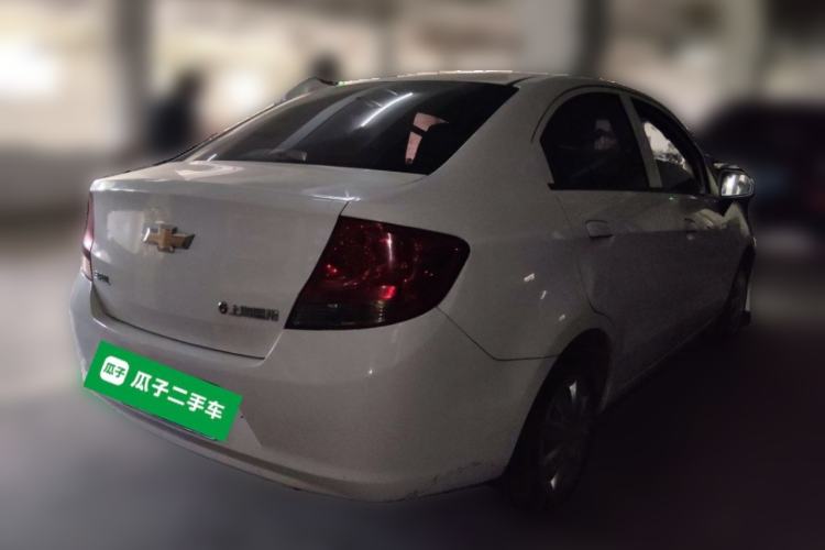 Used Chevrolet Sail 2013 Sedan 1.4L AMT Enjoy Edition Rear Right 45 Deg