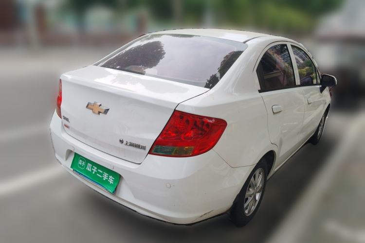 Used Chevrolet Sail 2013 Sedan 1.2L Manual Ideal Edition Rear Right 45 Deg