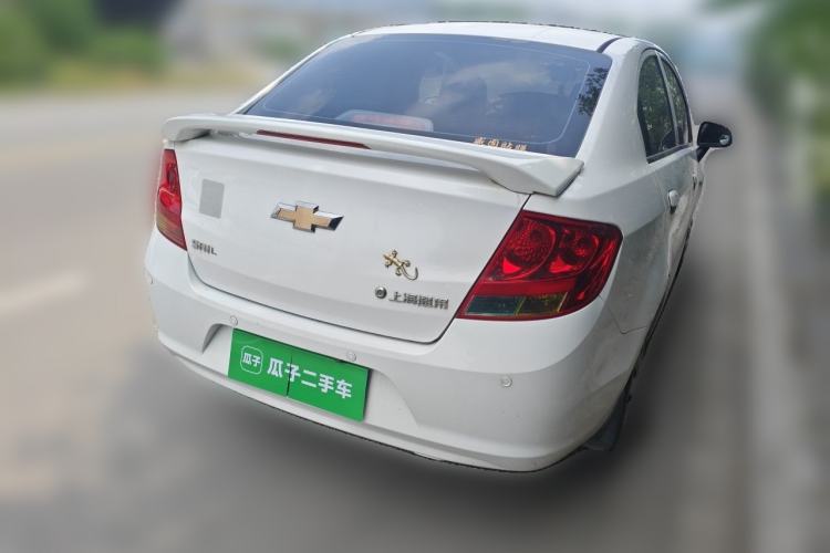 Used Chevrolet Sail 2013 Sedan 1.4L Manual Ideal Happiness Edition Rear Right 45 Deg