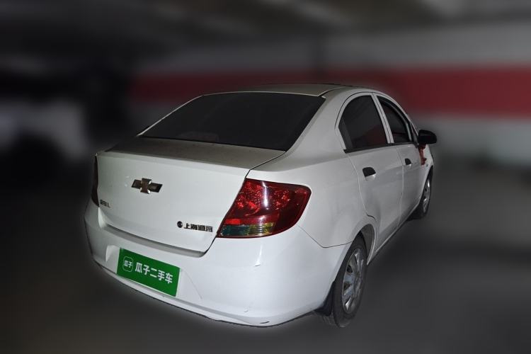 Used Chevrolet Sail 2013 Sedan 1.4L Manual Ideal Edition Rear Right 45 Deg