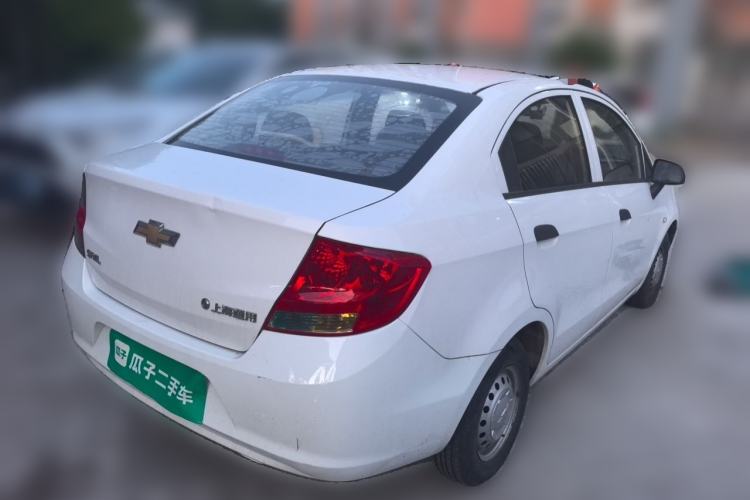 Used Chevrolet Sail 2013 Sedan 1.2L Manual Fashionable Happiness Edition Rear Right 45 Deg