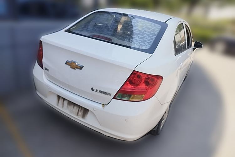 Used Chevrolet Sail 2013 Sedan 1.4L Manual Elegance Edition Rear Right 45 Deg