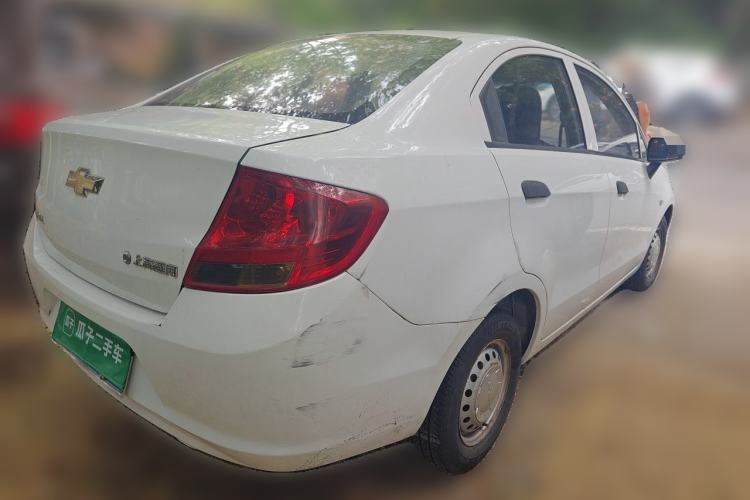 Used Chevrolet Sail 2013 Sedan 1.2L Manual Fashionable Happiness Edition Rear Right 45 Deg