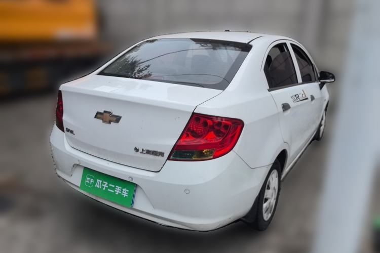 Used Chevrolet Sail 2013 Sedan 1.4L Manual Ideal Happiness Edition Rear Right 45 Deg