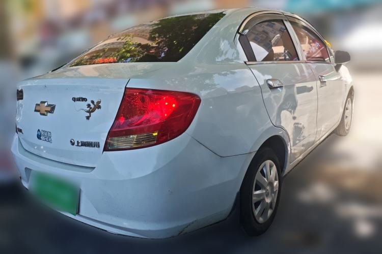 Used Chevrolet Sail 2013 Sedan 1.4L AMT Enjoy Edition Rear Right 45 Deg