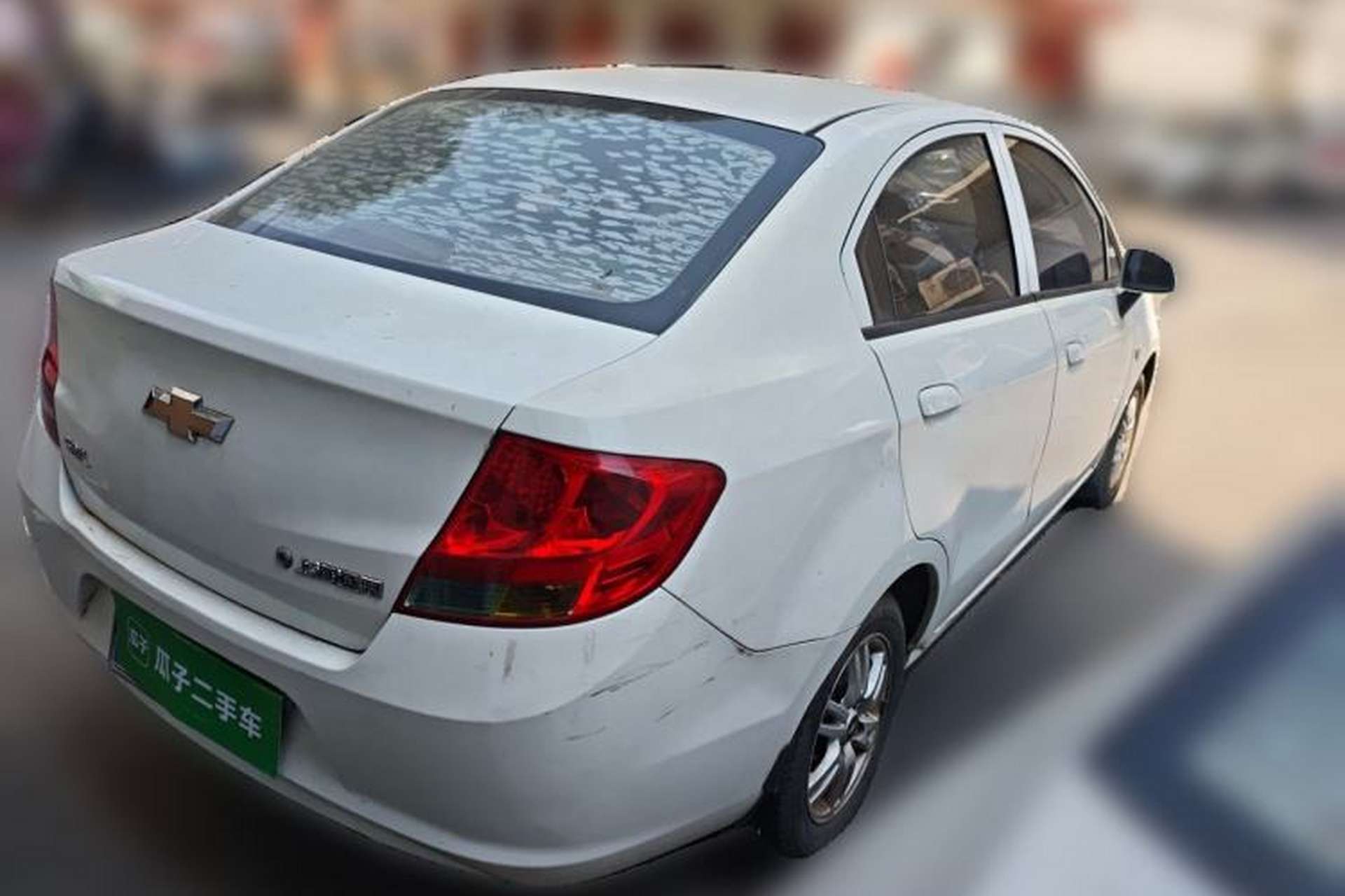 Used Chevrolet Sail 2013 Sedan 1.4L Manual Elegance Edition Rear Right 45 Deg