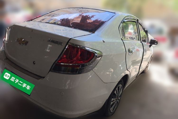 Used Chevrolet Sail 2013 Sedan 1.4L Manual Happiness Edition II Rear Right 45 Deg