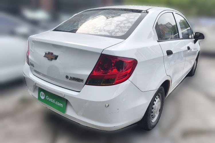 Used Chevrolet Sail 2013 Sedan 1.2L Manual Fashionable Happiness Edition Rear Right 45 Deg