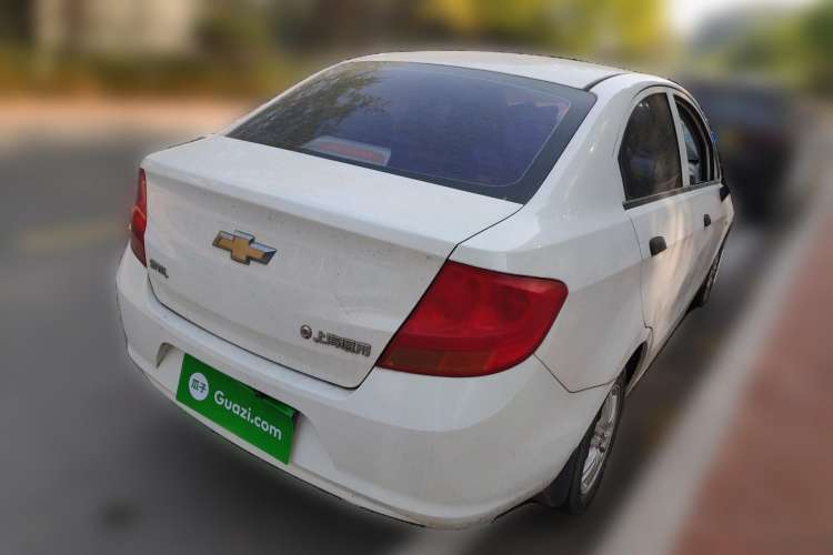 Used Chevrolet Sail 2013 Sedan 1.4L Manual Ideal Edition Rear Right 45 Deg