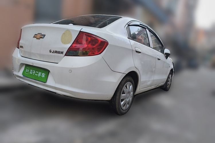 Used Chevrolet Sail 2013 Sedan 1.4L Manual - Youyi Happiness Edition Rear Right 45 Deg