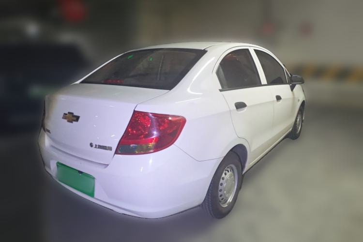 Used Chevrolet Sail 2013 Sedan 1.2L Manual Fashionable Happiness Edition Rear Right 45 Deg