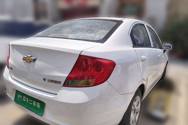 Used Chevrolet Sail 2013 Sedan 1.4L Manual Elegance Edition Rear Right 45 Deg