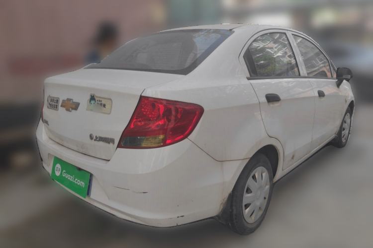 Used Chevrolet Sail 2013 Sedan 1.4L Manual Ideal Happiness Edition Rear Right 45 Deg