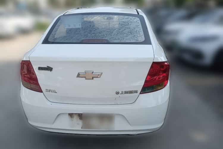 Used Chevrolet Sail 2013 Sedan 1.4L Manual Ideal Happiness Edition Rear
