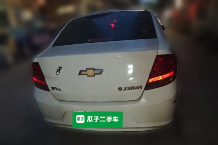 Used Chevrolet Sail 2013 Sedan 1.4L Manual Ideal Happiness Edition Rear