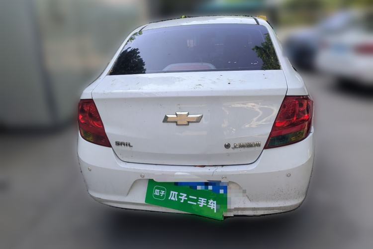 Used Chevrolet Sail 2013 Sedan 1.4L Manual Ideal Happiness Edition Rear