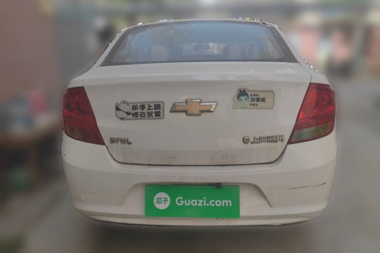 Used Chevrolet Sail 2013 Sedan 1.4L Manual Ideal Happiness Edition Rear