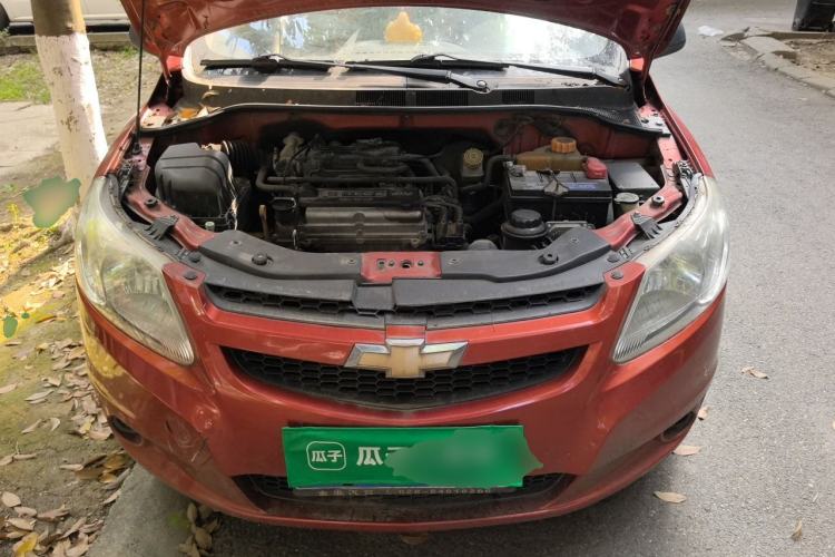 Used Chevrolet Sail 2013 Sedan 1.2L Manual Fashionable Happiness Edition Engine Bay