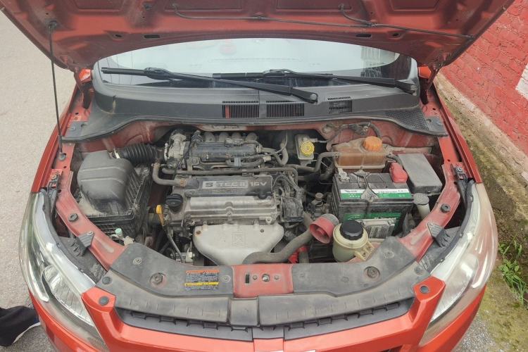 Used Chevrolet Sail 2013 Sedan 1.2L Manual Fashionable Happiness Edition Engine Bay
