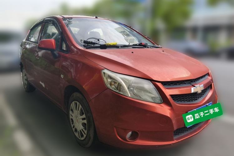 Used Chevrolet Sail 2013 Sedan 1.4L AMT Enjoy Edition Front Right 45 Deg