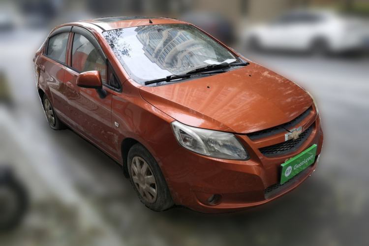 Used Chevrolet Sail 2013 Sedan 1.4L Manual Elegance Edition Front Right 45 Deg