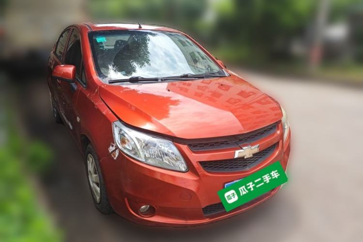 Used Chevrolet Sail 2013 Sedan 1.4L AMT Enjoy Edition Front Right 45 Deg