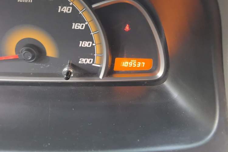 Used Chevrolet Sail 2013 Sedan 1.2L Manual Fashionable Happiness Edition Odometer Close Up