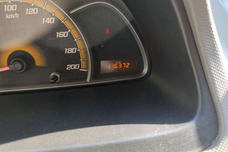 Used Chevrolet Sail 2013 Sedan 1.2L Manual Fashionable Happiness Edition Odometer Close Up