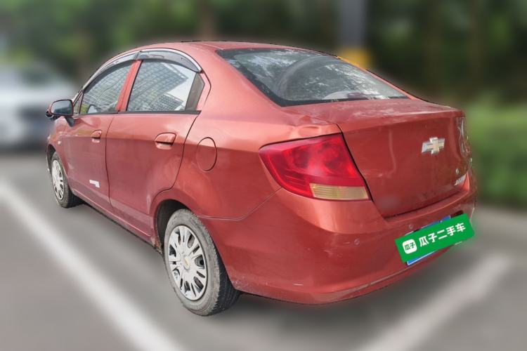 Used Chevrolet Sail 2013 Sedan 1.4L AMT Enjoy Edition Rear Left 45 Deg