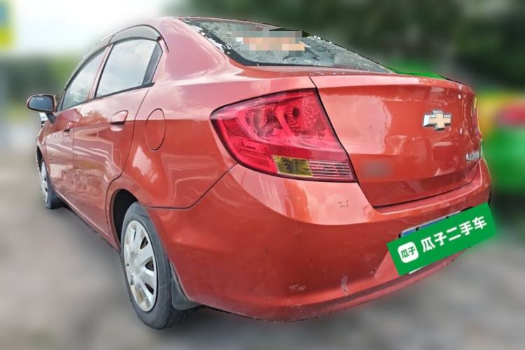 Used Chevrolet Sail 2013 Sedan 1.4L Manual Elegance Edition Rear Left 45 Deg