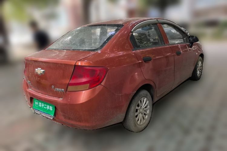 Used Chevrolet Sail 2013 Sedan 1.2L Manual Fashionable Happiness Edition Rear Right 45 Deg