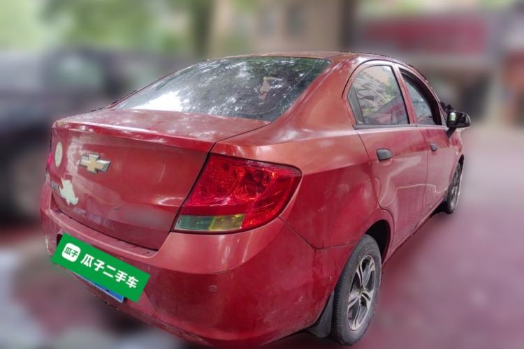 Used Chevrolet Sail 2013 Sedan 1.2L Manual Warm Edition Rear Right 45 Deg
