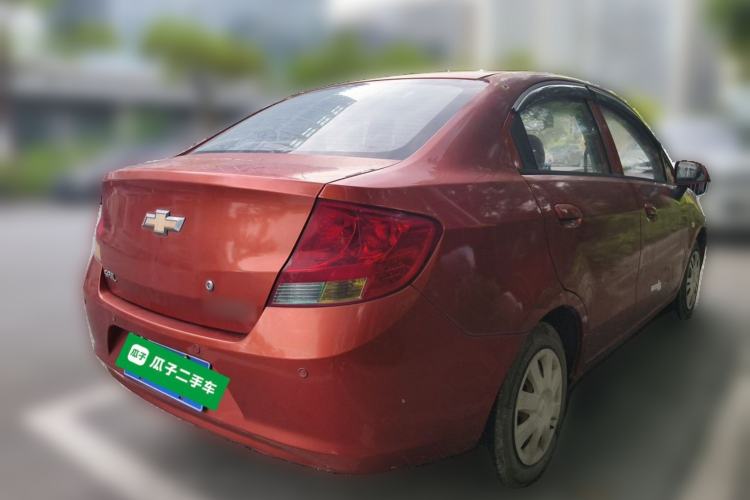 Used Chevrolet Sail 2013 Sedan 1.4L AMT Enjoy Edition Rear Right 45 Deg