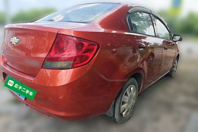 Used Chevrolet Sail 2013 Sedan 1.4L Manual Elegance Edition Rear Right 45 Deg