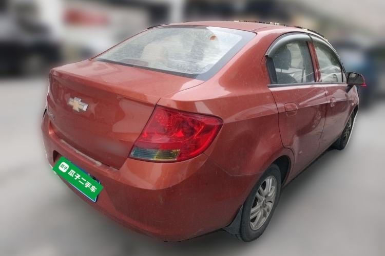 Used Chevrolet Sail 2013 Sedan 1.4L AMT Enjoy Edition Rear Right 45 Deg