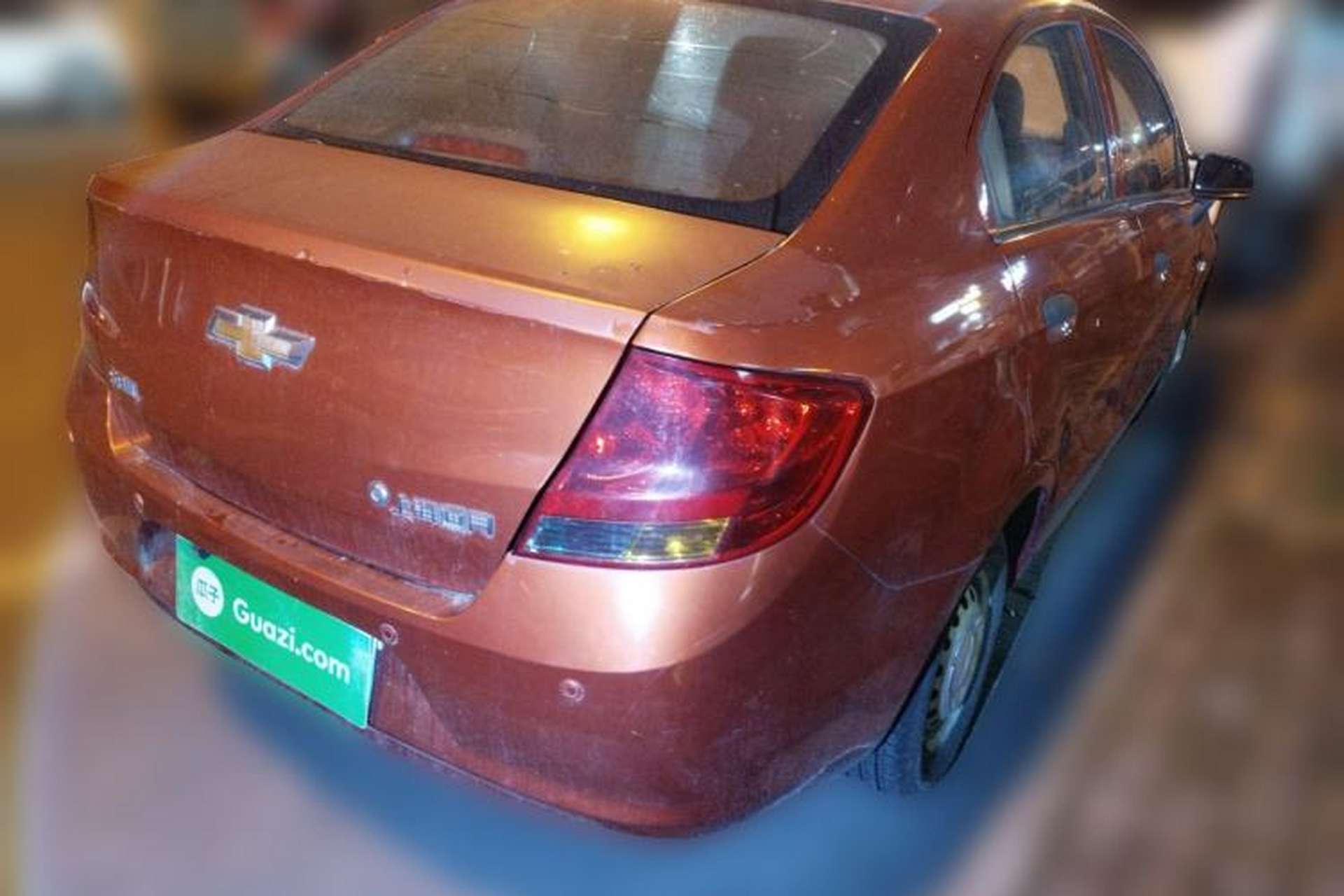 Used Chevrolet Sail 2013 Sedan 1.2L Manual Fashionable Happiness Edition Rear Right 45 Deg