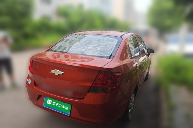 Used Chevrolet Sail 2013 Sedan 1.4L AMT Enjoy Edition Rear Right 45 Deg