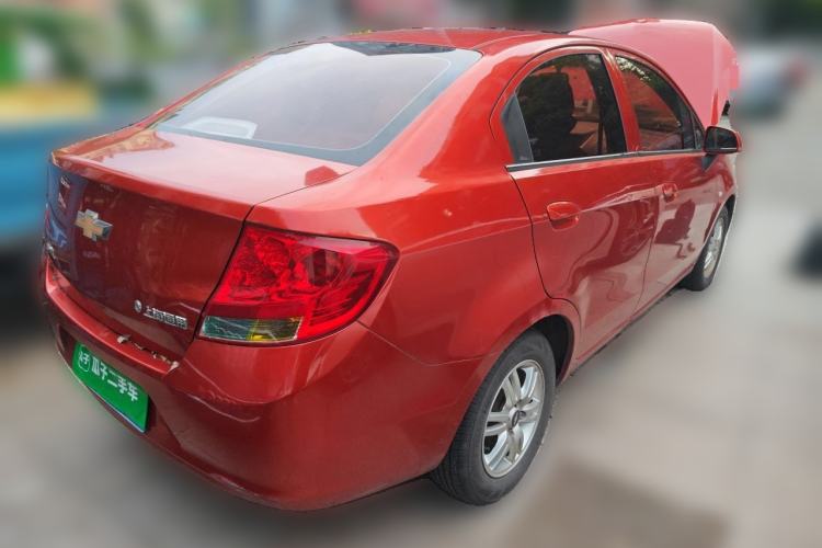 Used Chevrolet Sail 2013 Sedan 1.4L Manual Happiness Edition II Rear Right 45 Deg