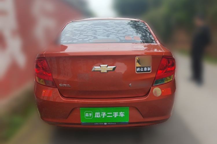 Used Chevrolet Sail 2013 Sedan 1.2L Manual Fashionable Happiness Edition Rear