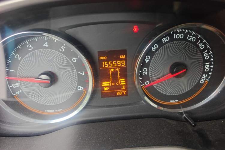 Used Chevrolet Sail 2015 Sail 3 1.3L Manual Ideal Edition Odometer Close Up