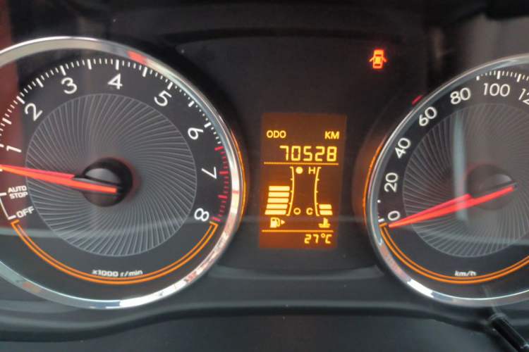 Used Chevrolet Sail 2015 Sail 3 1.3L Manual Ideal Edition Odometer Close Up
