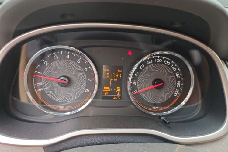 Used Chevrolet Sail 2015 Sail 3 1.5L Manual with Ideal Sunroof Edition Odometer Close Up