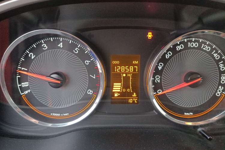Used Chevrolet Sail 2015 Sail 3 1.5L Manual with Ideal Sunroof Edition Odometer Close Up