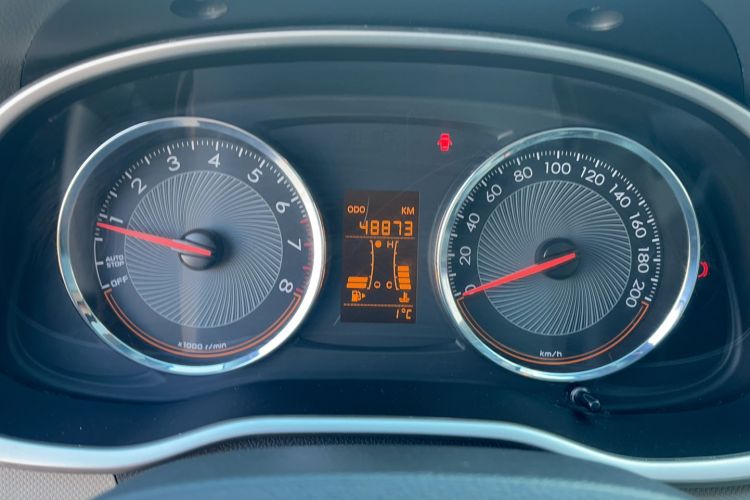 Used Chevrolet Sail 2015 Sail 3 1.5L Manual with Ideal Sunroof Edition Odometer Close Up