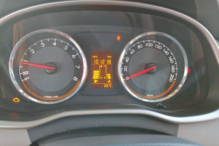 Used Chevrolet Sail 2015 Sail 3 1.3L Manual Ideal Edition Odometer Close Up