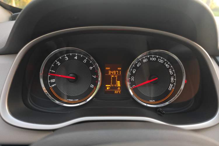 Used Chevrolet Sail 2015 Sail 3 1.5L Manual with Ideal Sunroof Edition Odometer Close Up