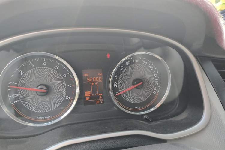 Used Chevrolet Sail 2015 Sail 3 1.3L Manual with Ideal Sunroof Edition Odometer Close Up