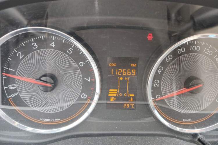 Used Chevrolet Sail 2015 Sail 3 1.5L Manual with Ideal Sunroof Edition Odometer Close Up