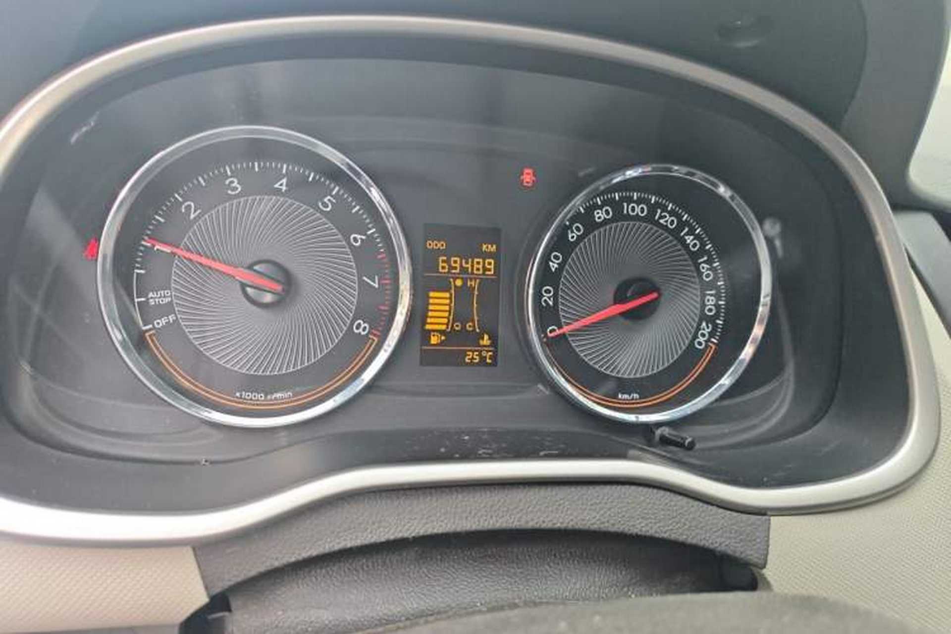 Used Chevrolet Sail 2015 Sail 3 1.5L Manual with Ideal Sunroof Edition Odometer Close Up