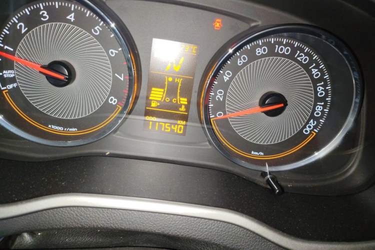 Used Chevrolet Sail 2015 Sail 3 1.3L AMT Ideal Edition Odometer Close Up
